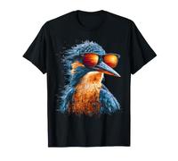 Kingfisher con Occhiali da Sole Freddi Maglietta