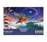 Kingfisher1000 Piece Jigsaw Puzzle for Adults Educational Games BirdsFun And Challenging Home Decors Great Gift Idea38x26cm/1000pcs