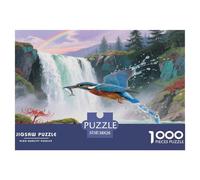 Kingfisher1000 Piece Jigsaw Puzzles for Adults And Kids Educational Games BirdsFun And Challenging for Home Decoration Great Gift Idea38x26cm/1000pcs