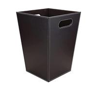 KINGFOM™ Classico Cestino per la Carta in Pelle, per Ufficio/Bagno/Cucina/Camera da Letto (Marrone)