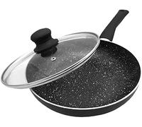 KINGHOFF KH-3955 - Padella rivestita in marmo con coperchio, 20 cm