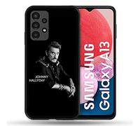 Kinghousse - Cover per Samsung Galaxy A13, motivo: Johnny Hallyday
