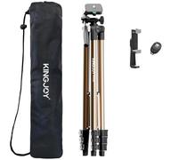 KINGJOY Treppiede per fotocamera da 71 '' compatibile con Canon Nikon Phone Treppiede con supporto universale per tablet telefono Otturatore remoto e borsa per il trasporto Carico massimo 3 kg VT