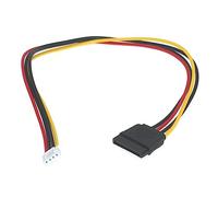 Kingke 4Pin Floppy Femmina a 15Pin Femmina Adattatore Convertitore Cavo di Alimentazione Floppy Femmina A 15Pin Femmina Adattatore
