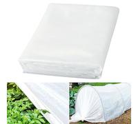 KINGLAKE Telo protettivo per piante da giardino, 1,6 m x 10 m, 30 g/m², antigelo, bianco