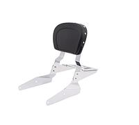 Kinglemc Powersports Sissy Bar con Schienale Portapacchi per Yamaha Roadstar Warrior XV 1700 XV1700 2002-09 (con borchie)