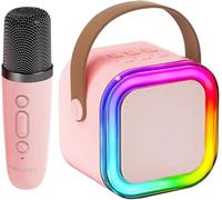 Kinglucky TOP Mini macchina per karaoke per bambini (con oltre 14K canzoni), regalo di San Valentino, compleanno, Pasqua, giocattoli per ragazze dai 3 ai 12 anni, mini macchina portatile per karaoke