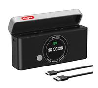 KingMa - Caricabatterie per fotocamera a 3 canali per DJI BCX204 | Display LCD, ingresso di ricarica USB C 5 V/3 A, compatibile con fotocamere d'azione DJI Osmo Action 3/Action 4/Action 5 Pro