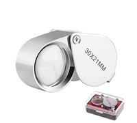 KINGMAS Lente d'ingrandimento tascabile per gioielli, 30 x 21 mm