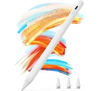 Kingone Penna touch per iPad 11/10/9/8/7/6, Pro M4/12.9/11/13", Air 3/4/5/M2/M3, Mini 7/6/5, con rigetto di palma e rilevamento di inclinazione.