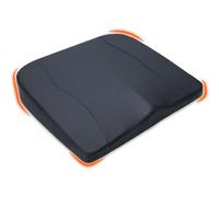 kingphenix Cuscino per sedile auto, in memory foam, per migliorare la vista di guida, sollievo dal coccige e dalla parte bassa della schiena, cuscino per auto, camion, sedia da ufficio (nero)