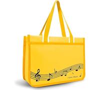 KingPoint Tastiera Pianotastiera Nota Musicale Borsa a Mano a Tema Musicale Borsa a Tracolla a Tema Musicale Borsa Multiuso per lo Shopping, M
