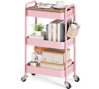 KINGRACK Carrello Cucina 3 Livelli Ruote