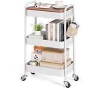 KINGRACK Carrello Cucina 3 Livelli Ruote
