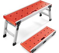 KINGRACK Piattaforma di Lavoro Pieghevole con Serrature di Sicurezza