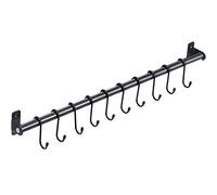 kingrack Porta Utensili da Cucina,Porta Padelle,Barra Utensile Cucina,Portasciugamani,Rastrelliera di Asciugamano,Barra portautensili cucina,570mm x 1