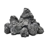 KINGRUI Pietre laviche vulcaniche naturali per braciere da 10,2 - 22,9 cm, rocce naturali per braciere, set di tronchi di gas, camini, paesaggistica decorativa e progetti di giardino all'aperto, 6-7