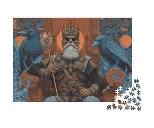 King's Majesty Throne Artwork Puzzle Impossible 1000 Pezzi Decorazione Per La Casa. Giochi Rilassamento E Intelligence Per Adulti E Bambini Da 12 Anni 52x38cm/1000pcs