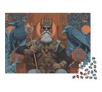 King's Majesty Throne Artwork Puzzle Impossible 1000Pcs Decorazione Per La Casa. Rilassamento E Intelligence Per Adulti E Ragazzi Da 14 Anni 38x26cm/1000pcs