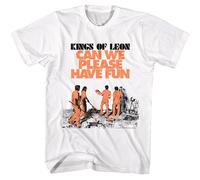 Kings Of Leon - Can We Please - American Classici - Bianco Adulto Corto Slee