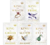 Kings of Sin Serie 5 Libri Collection Set di Ana Huang (King of Wrath, King of Pride, King of Greed, King of Sloth & King of Envy)
