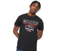 Kings Will Dream Mapped T-Shirt Da Uomo Casual Urban Designer Nero