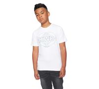 Kings Will Dream Orbital T-Shirt Junior Crew Neck Graphic Bianco