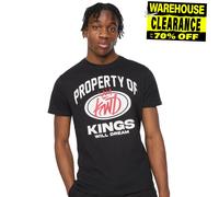 Kings Will Dream Prop T-Shirt Designer Casual Uomo In Cotone Nero
