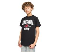Kings Will Dream T-Shirt Ragazzo Junior Knockout Casual Comoda Moda Nero