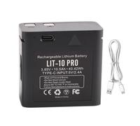 KingSener Batteria LIT-10 PRO da 40,42 Wh per fotocamera SPYPOINT Cell-LINK LINK-Micro-LTE LINK-Micro-S-LTE CELL-LINK-10 Honeycomb Offroad Camera One Batteries for Cellular Trail Camera with Cables