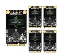 Kingshark SSD MSATA 64 GB ad alte prestazioni interno Solid State Drive per PC desktop Laptop Confezione da 5 unità [64 GB (5 confezioni), MSATA]