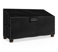 Kingsleeve® Copertura Protettiva per Panchina da Giardino 134x66xH63/89 cm Impermeabile Resistente Telo di Protezione per Mobili da Esterno Rivestimento Protettivo Panchina 2 Posti