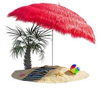 Kingsleeve® Ombrellone Stile Hawaii Ø160 cm Inclinabile e Regolabile Parasole da Giardino o Spiaggia Protezione UV 30+