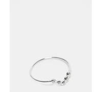 Kingsley Ryan - Anello in argento sterling con fascia a V e cristalli S