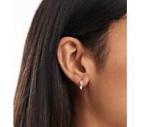 Kingsley Ryan - Orecchini piatti a cerchio da 10 mm in argento sterling No Size