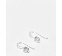 Kingsley Ryan - Orecchini semplici pendenti in argento sterling con zirconia cubica rotonda No Size