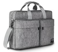 KINGSLONG Borsa per computer portatile da 13 a 17,3 pollici, a 360°, resistente agli urti, con tracolla, da uomo e da donna, per Acer Asus Dell Lenovo HP Toshiba