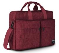KINGSLONG Borsa per computer portatile da 13 a 17,3 pollici, a 360°, resistente agli urti, con tracolla, da uomo e da donna, per Acer Asus Dell Lenovo HP Toshiba