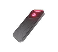 KingSpec Z5 512GB Portable SSD esterno con luce RGB - fino a 2100MB/s, alloggiamento in lega di zinco, interfaccia USB 3.2 Gen2x2, hard disk a stato solido estremo, compatibile con