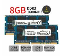 Kingston 16GB 8GB 4G 2G PC3-12800S DDR3 1600MHz SODIMM Laptop Memoria RAM LOT IT