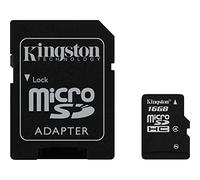 Kingston 16GB microSDHC Class 4 + SD adaptér