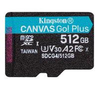 Kingston 512GB microSDXC Canvas Go Plus Gen4 200R A2 U3 SDCG4/512GBSP
