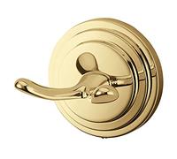 Kingston Brass BA2717PB Milano Double Robe hookpolished Brass Finish, Polished Brass