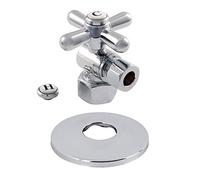 Kingston Brass CC43101XK - Valvola di arresto angolare vintage, cromata lucida