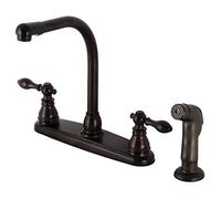 Kingston Brass KB715ACLSP American Classic 8 "Centerset rubinetto da cucina, bronzo lucidato ad olio