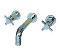 Kingston Brass KS8121DX Concord 2-Handle Wall Mount Bathroom Faucet P