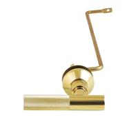 Kingston Brass KTKNLS2 - Leva per serbatoio WC convergente con maniglia zigrinata, ottone lucido