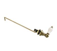 Kingston Brass KTPLS3 Leva per serbatoio WC vittoriano, maniglia in porcellana, ottone anticato