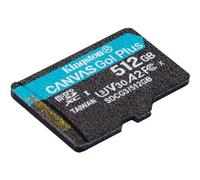 Kingston Canvas Go! Plus microSD Scheda di memoria Classe 10, UHS-I 512GB microSDXC 170R A2 U3 V30 Confezione singola senza adattatore