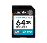 Kingston Canvas Go Plus SDXC 64GB U3 V30 A2 200MB/s Video 4K UHD